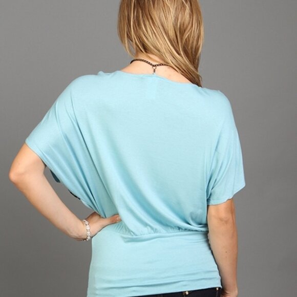 WOMEN'S TOP WITH LACE DETAIL *NECKLACE INCLUDED* - Picture 2 of 4